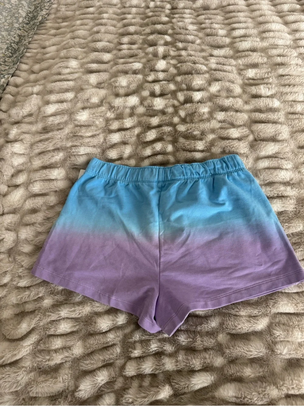 Athleta Girl Light Blue and Purple Ombré All Day Athletic set